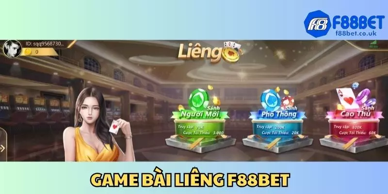 Liêng là một trò chơi bài phổ biến tại f88bet