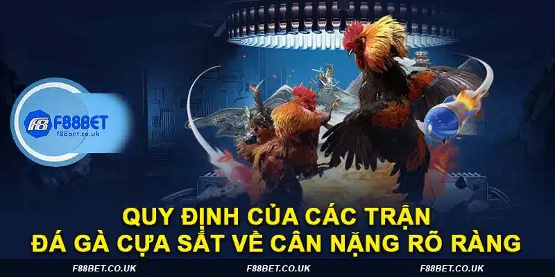 Đá gà cựa sắt, đá gà f88bet